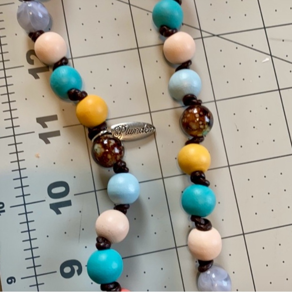 Nib Plunder Design Sawyer Multicolor Beaded Neckl… - image 6